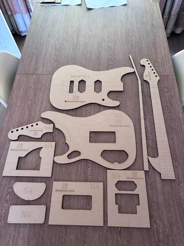 Washburn guitar template - n4,