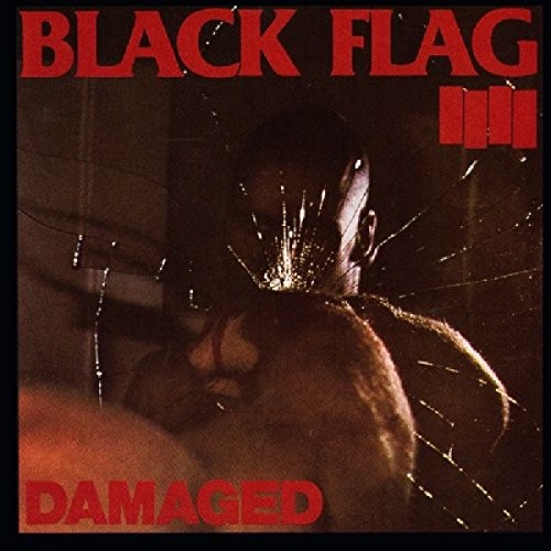 Black flag damaged vinyl - black,
